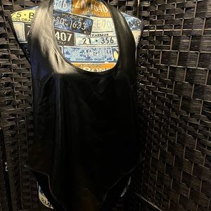 Forever 21 Faux Leather Body Suit